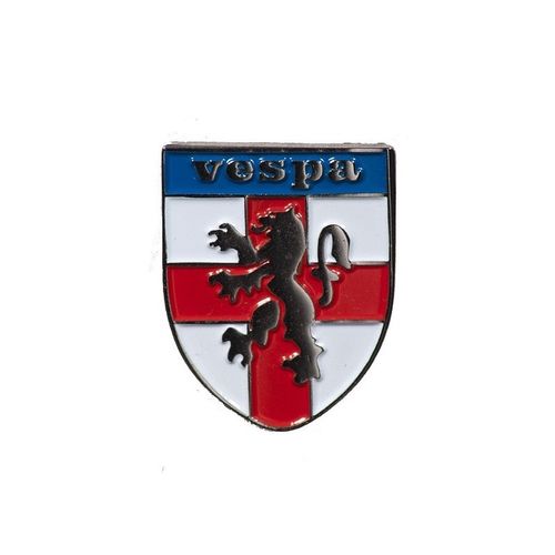 Vespa St George Shield Pin Badge