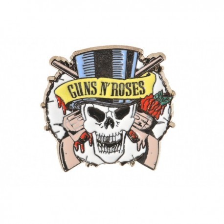 Guns N' Roses Skull Pin Badge
