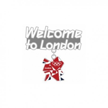 London 2012 Olympic Welcome To London Pin Badge