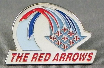 Red Arrows Flight Path Pin Badge