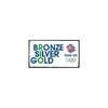 Rio 2016 Team GB Bronze Silver Gold Pin Badge