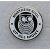 Northern Soul Up All Night Circular Pin Badge