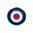 RAF Roundel MOD Target Pin Badge