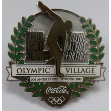 London 2012 Olympic - Coca Cola - Athletes Village Pin Badge