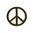Peace Sign Pin Badge
