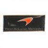 West McLaren Mercedes Formula 1 Logo Pin Badge