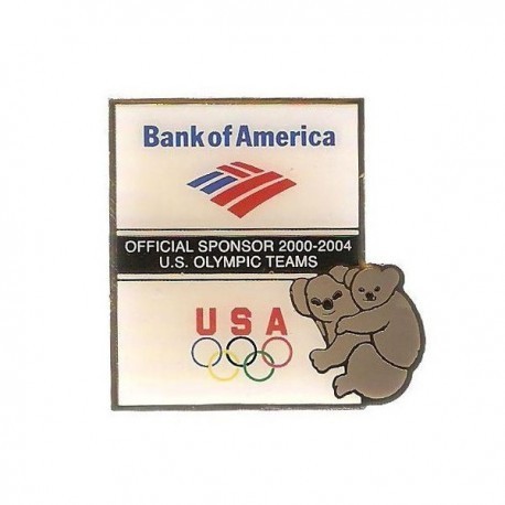 ATHENS 2004 OLYMPIC 'BANK OF AMERICA' SPONSOR PIN B
