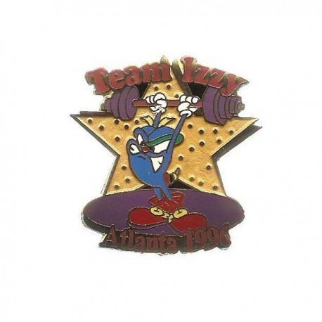 10 Year Anniversary Izzy Atlanta 1996 Olympic Mascot Pin