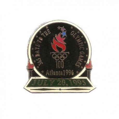 Atlanta 1996 Olympic '365 Days To Go' Pin