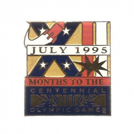 Atlanta 1996 Olympic Countdown July Pin