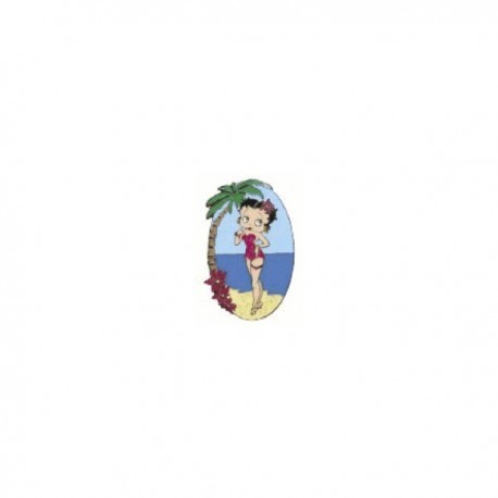 Betty Boop Paradise Pin Badge