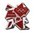 London 2012 Olympic Glitter Union Jack Pin Badge