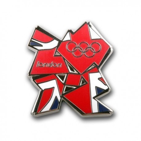 London 2012 Olympic Union Jack Medium-Sized Pin Badge