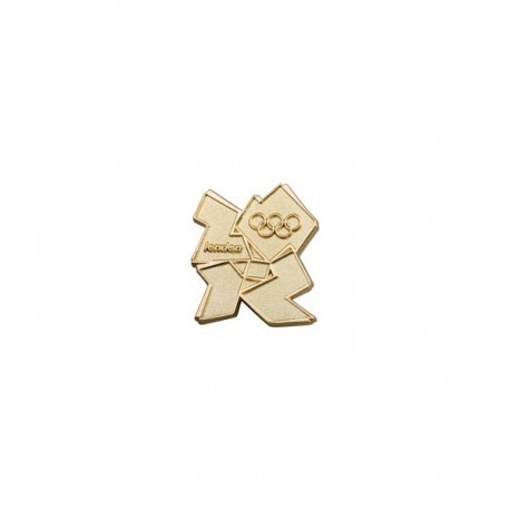 London 2012 Olympic Gold Logo Pin Badge
