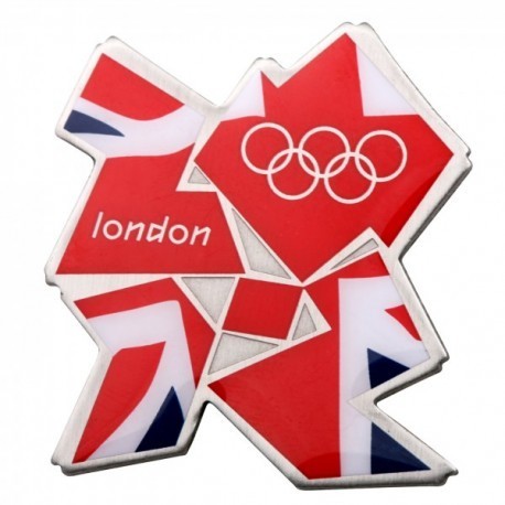 London 2012 Olympic Union Jack Large Logo Pin Badge