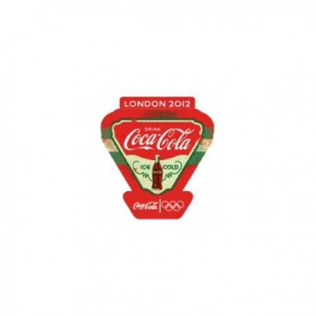 London 2012 Olympic Coca-Cola Retro - Drink Pin Badge