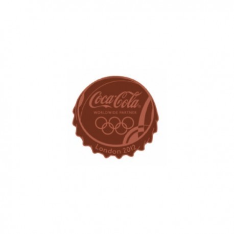 London 2012 Olympic Coca-Cola Medal Bottle Cap - Bronze Pin Badge