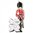 London 2012 Olympic Queens Guard With White Logo Pin Badge