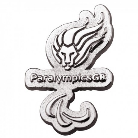 London 2012 Paralympic Team GB Logo Silver Pin Badge