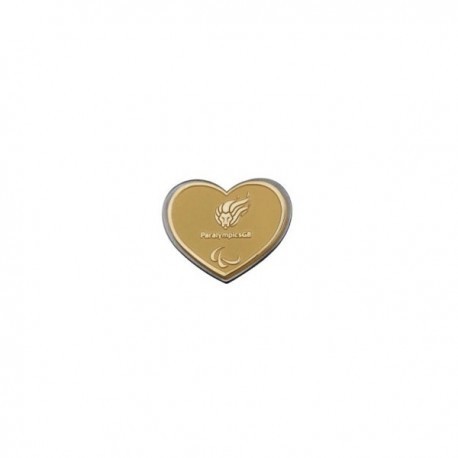 London 2012 Paralympic Mandeville GB Heart Pin Badge