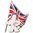 London 2012 Olympic Team GB Pride Flag Pole Metal Pin Badge