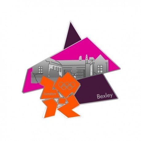 London 2012 Olympic Borough Series Bexley Pin Badge