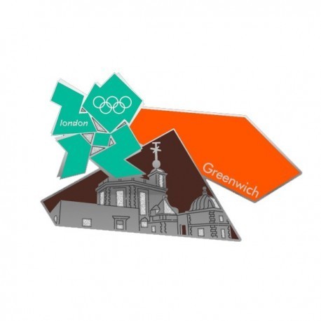 London 2012 Olympic Borough Series Greenwich Pin Badge