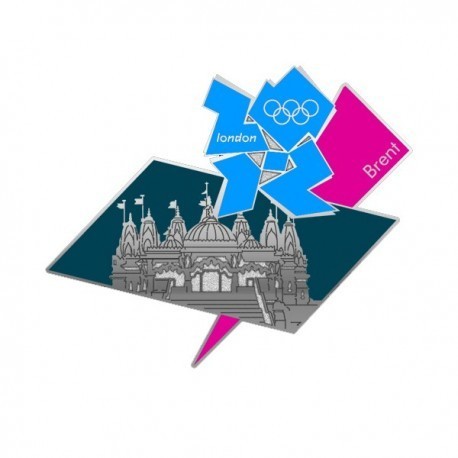 London 2012 Olympic Borough Series Brent Pin Badge