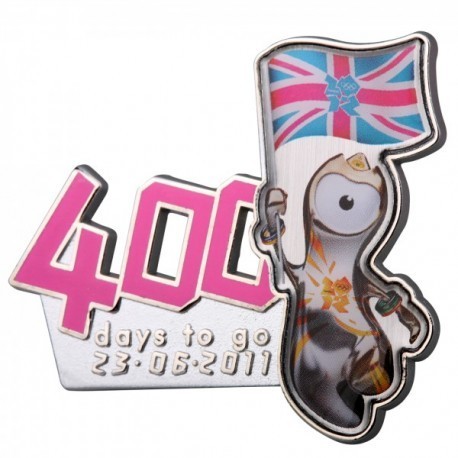 London 2012 Olympic 400 Days To Go Wenlock Pin Badge