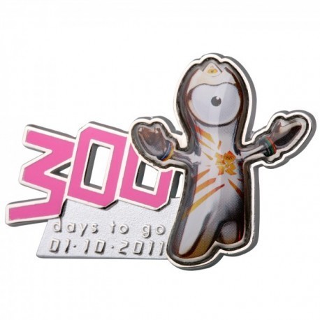 London 2012 Olympic 300 Days To Go Wenlock Pin Badge