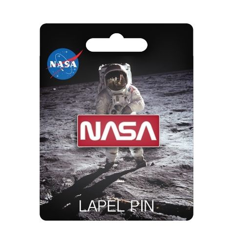 NASA Retro Logo Lapel Pin Badge