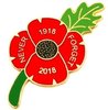WW1 Poppy 100th Anniversary Pin Badge #1