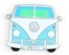 VW Campervan Light Blue Pin Badge
