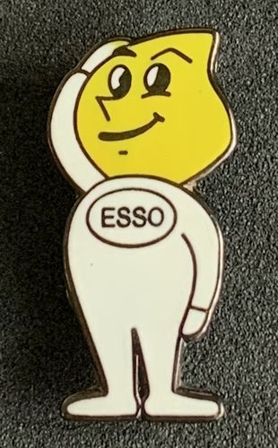 Esso Oil Drop Pin Badge