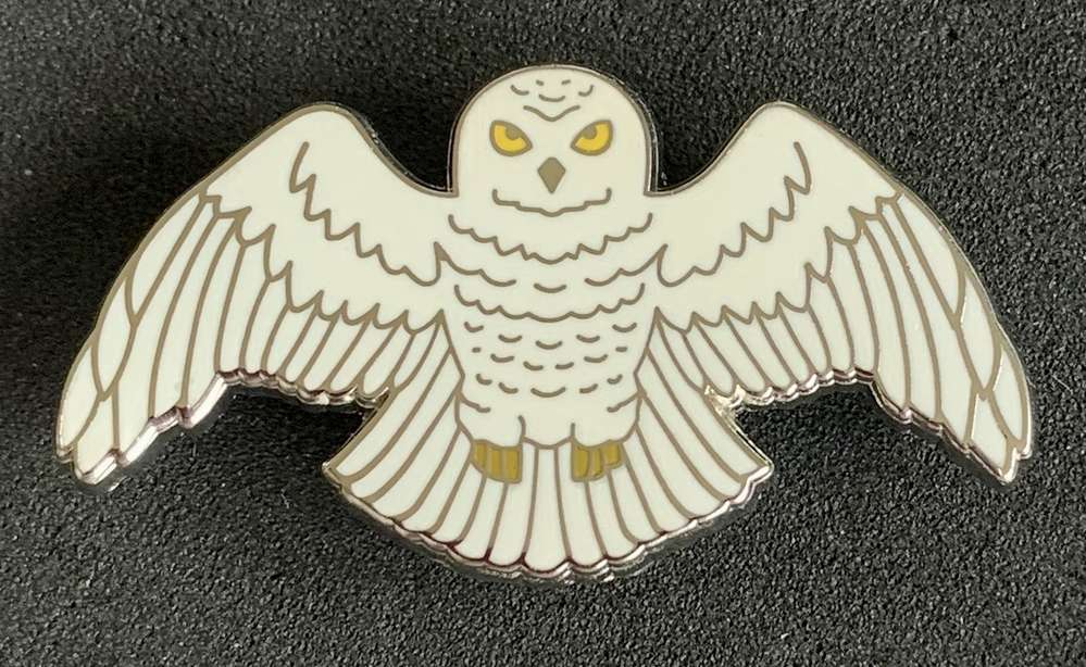 Harry Potter Hedwig Owl Metal Pin Badge 