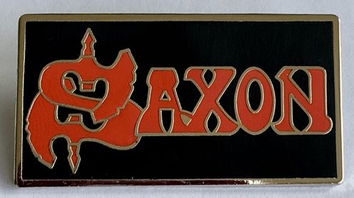 Saxon Heavy Metal Band Pin Badge
