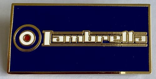 Lambretta Target Rectangle Enamel Pin Badge