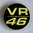 Valentino Rossi VR 46 Pin Badge (Black)