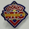 Doctor Who 1980s Classic Logo Enamel Pin Badge