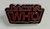 Doctor Who Neon Logo Pin Badge (Red)