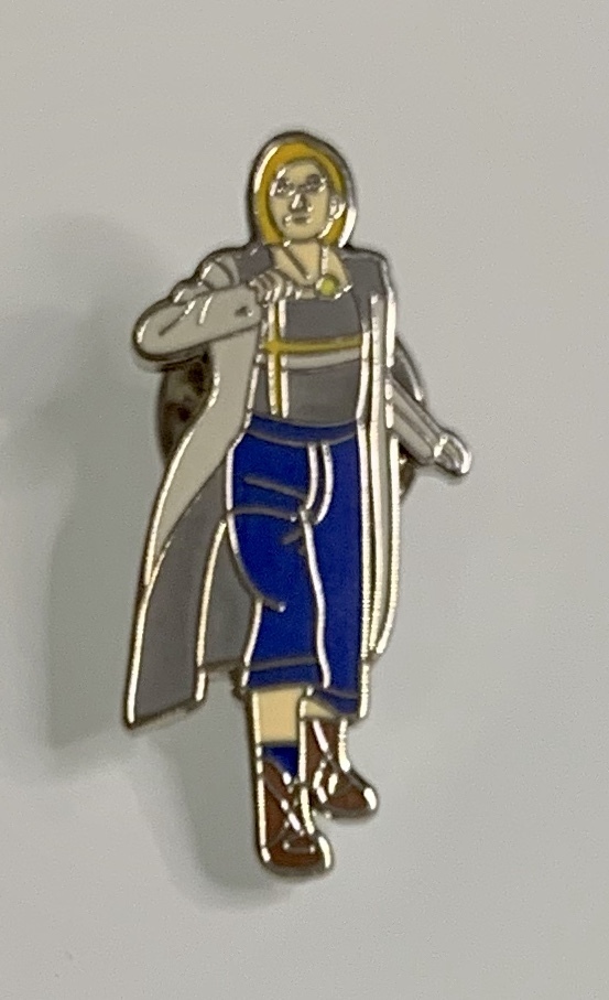 NEW THE 13th DOCTOR WHO AND TARDIS ENAMEL PIN BADGE NEW RARE & COLLECTIBLE 