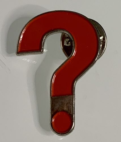 Doctor Who Question Mark Pin Badge