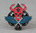Maltese Winged Skull Pin Badge