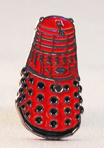 Doctor Who Red Dalek Pin Badge