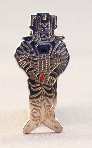 Doctor Who Cyberman Pin Badge