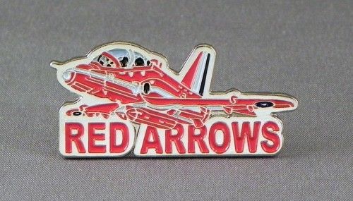 Red Arrows Logo & Hawk Pin Badge