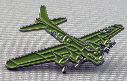 B-17 Flying Fortress Aircraft Pin Badge