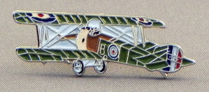 Sopwith Camel Bi-Plane Pin Badge