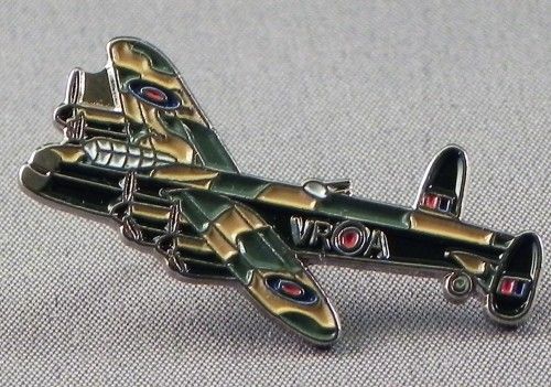 WW2 Lancaster Bomber Aircraft Pin Badge