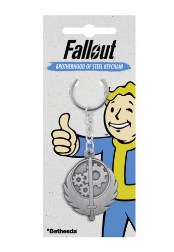 Fallout Brotherhood Of Steel Keyring